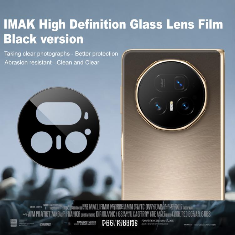For Honor Magic V5 IMAK Rear Camera Lens Glass Film Black Version