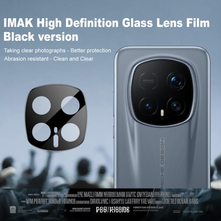For Honor Magic8 RSR Porsche Design IMAK Rear Camera Lens Glass Film Black Version