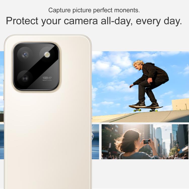 For Honor X7d 4G Global IMAK Rear Camera Lens Glass Film Black Version