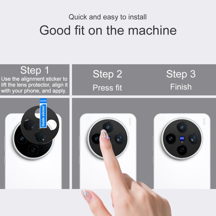 For vivo X200s IMAK Metal Camera Lens Protector Cover