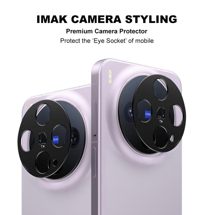 For vivo X300 IMAK Metal Camera Lens Protector Cover