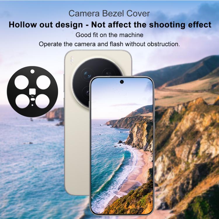 For vivo X300 Pro IMAK Metal Camera Lens Protector Cover