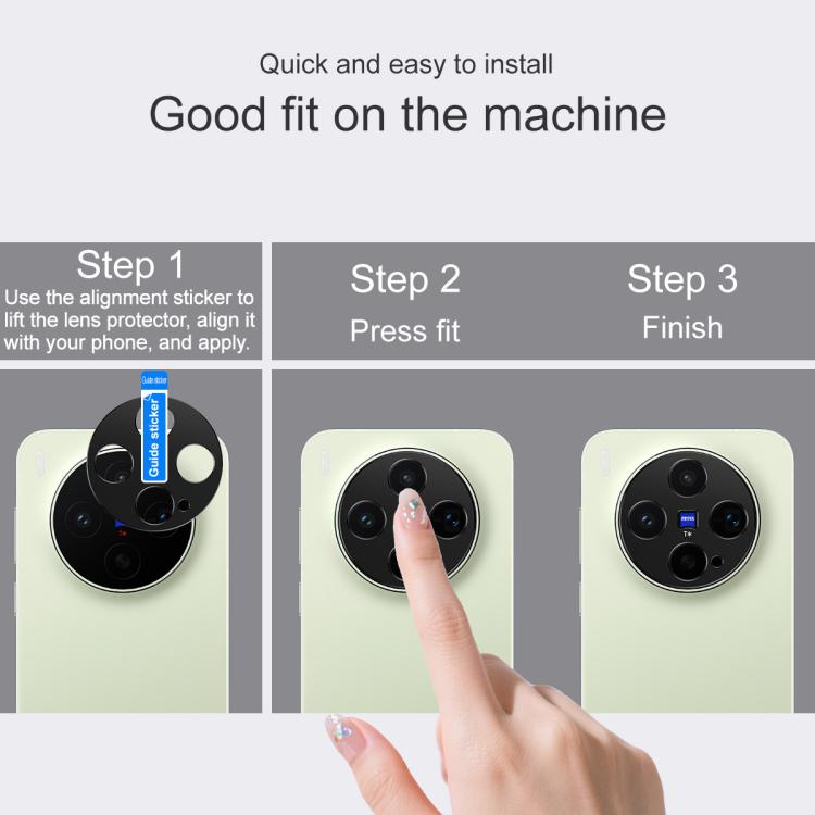 For vivo X300s IMAK Metal Camera Lens Protector Cover