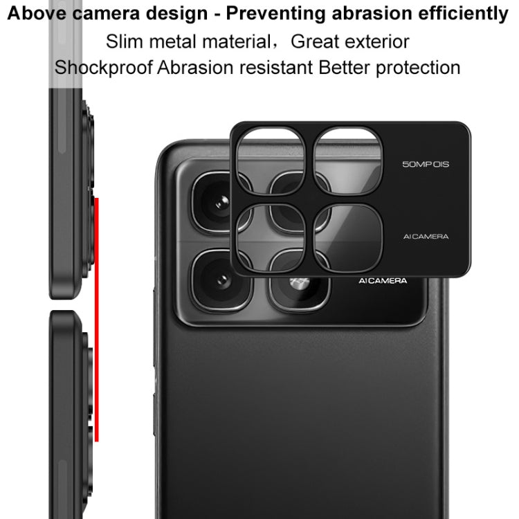 For Redmi K70 Ultra 5G IMAK Metal Camera Lens Protector Cover