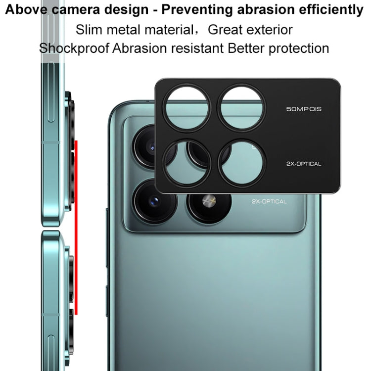 For Redmi K70 / K70 Pro / POCO F6 Pro IMAK Metal Camera Lens Protector Cover