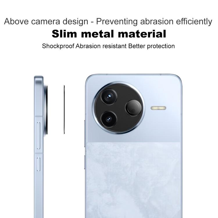 For Redmi K80 / POCO F7 Pro IMAK Metal Camera Lens Protector Cover