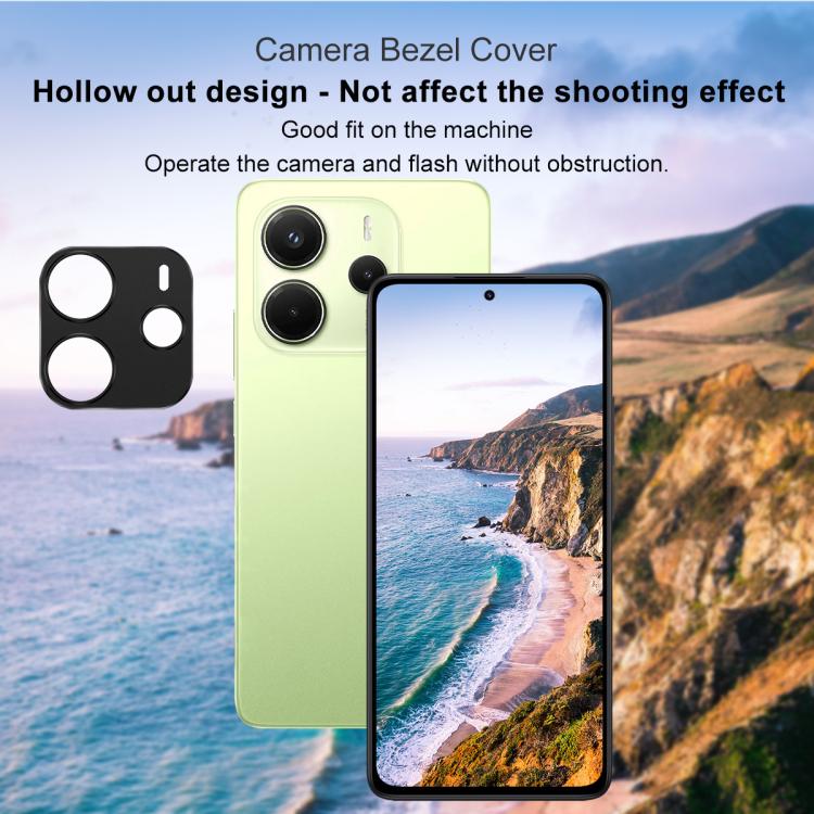 For Redmi Note 14 4G Global 163.25mm IMAK Metal Camera Lens Protector Cover
