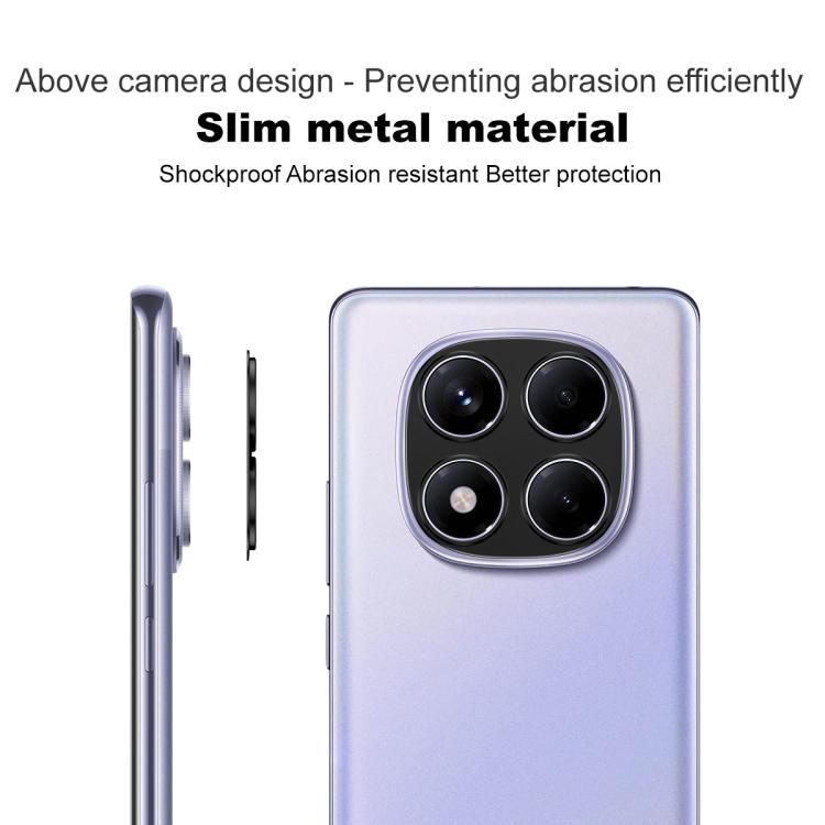 For Redmi Note 14 Pro 4G Global IMAK Metal Camera Lens Protector Cover