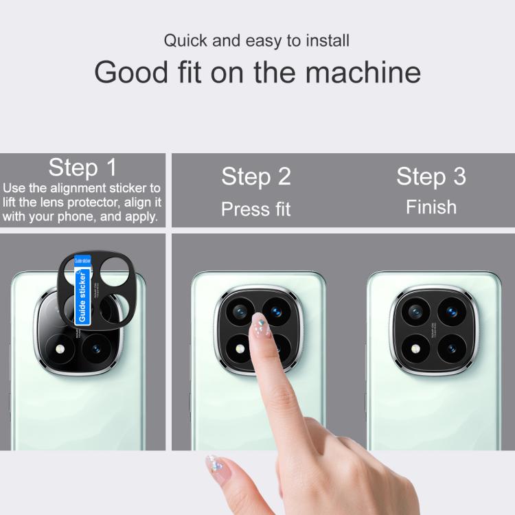 For Redmi Note 14 Pro+ 5G IMAK Metal Camera Lens Protector Cover