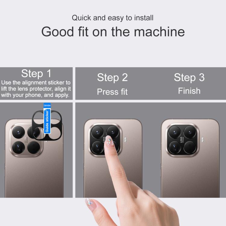 For Xiaomi 15T Pro 5G IMAK Metal Camera Lens Protector Cover