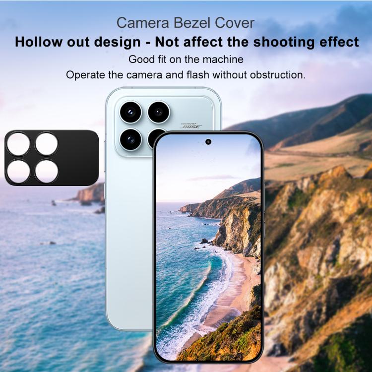 For Redmi K90/Poco F8 Pro IMAK Metal Camera Lens Protector Cover