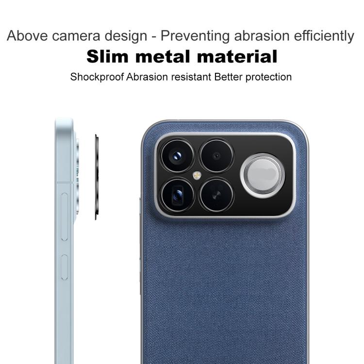 For Redmi K90 Pro Max/Poco F8 Ultra IMAK Metal Camera Lens Protector Cover