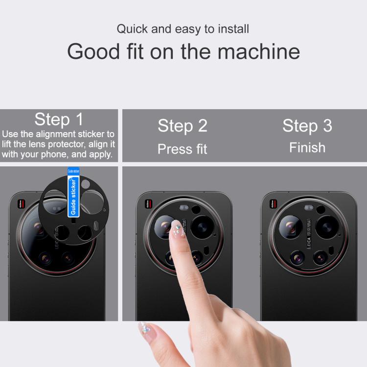 For Xiaomi 17 Ultra IMAK Metal Camera Lens Protector Cover