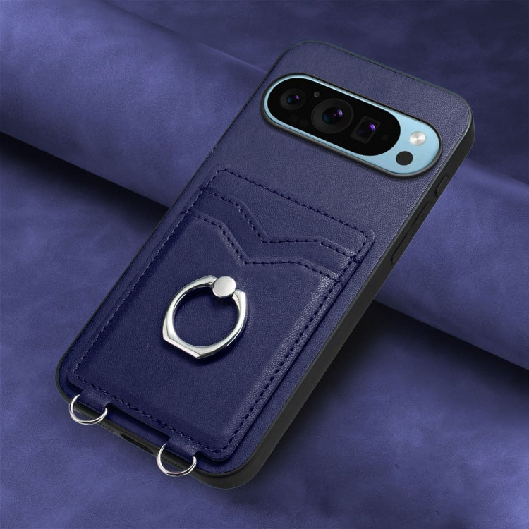 For Google Pixel 9 / 9 Pro R20 Ring Card Holder Phone Case