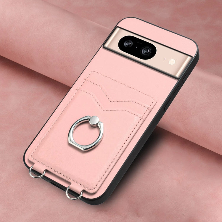 For Google Pixel 8 R20 Ring Card Holder Phone Case