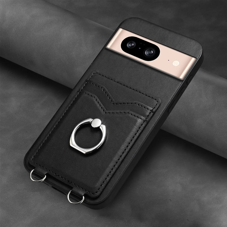 For Google Pixel 8 R20 Ring Card Holder Phone Case