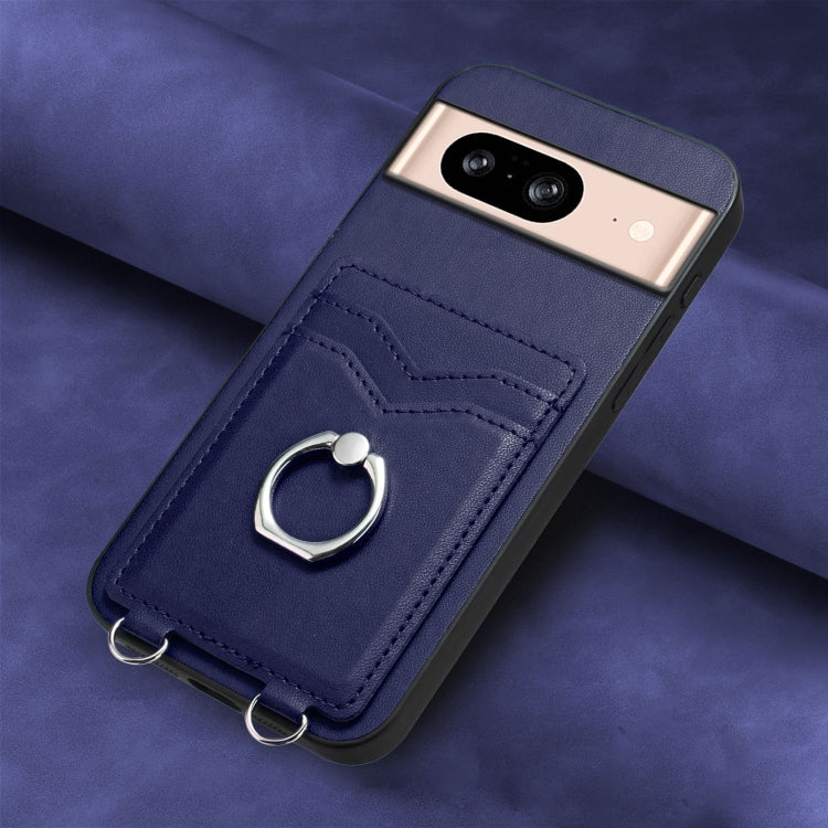 For Google Pixel 8 R20 Ring Card Holder Phone Case