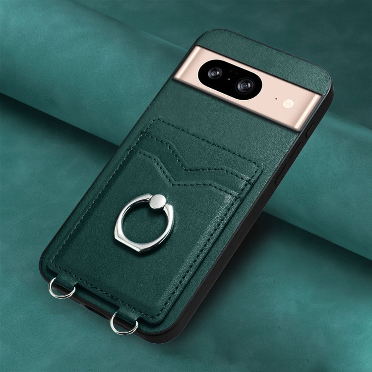 For Google Pixel 8 R20 Ring Card Holder Phone Case