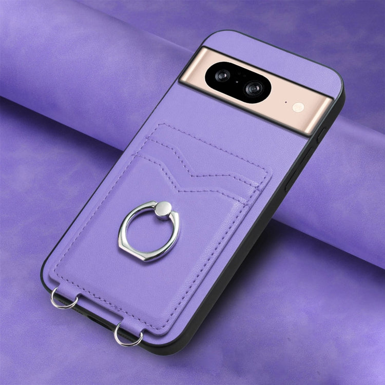 For Google Pixel 8 R20 Ring Card Holder Phone Case