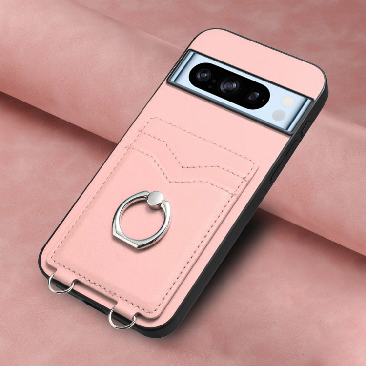 For Google Pixel 8 Pro R20 Ring Card Holder Phone Case
