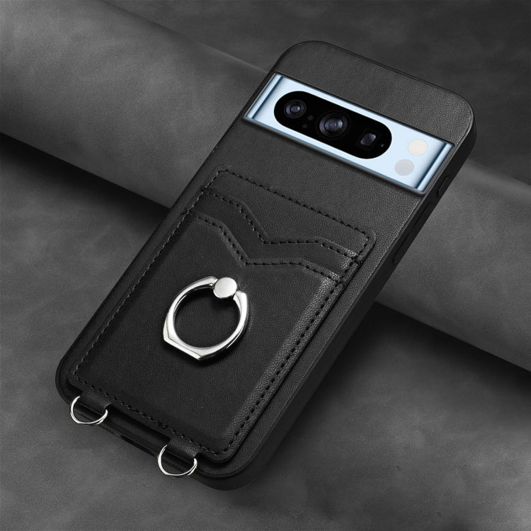 For Google Pixel 8 Pro R20 Ring Card Holder Phone Case