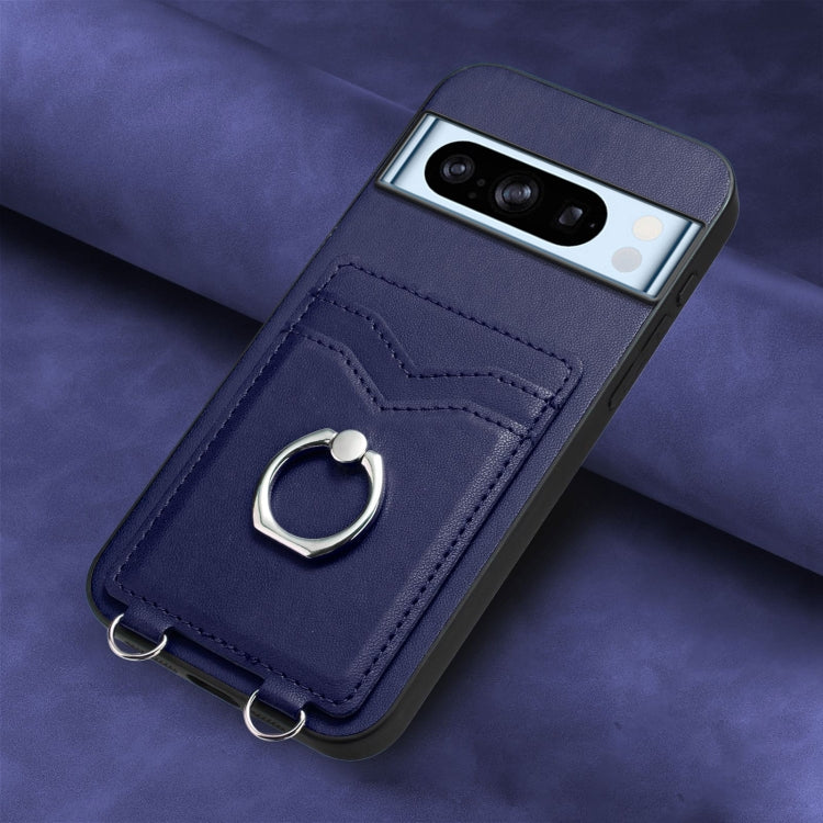 For Google Pixel 8 Pro R20 Ring Card Holder Phone Case