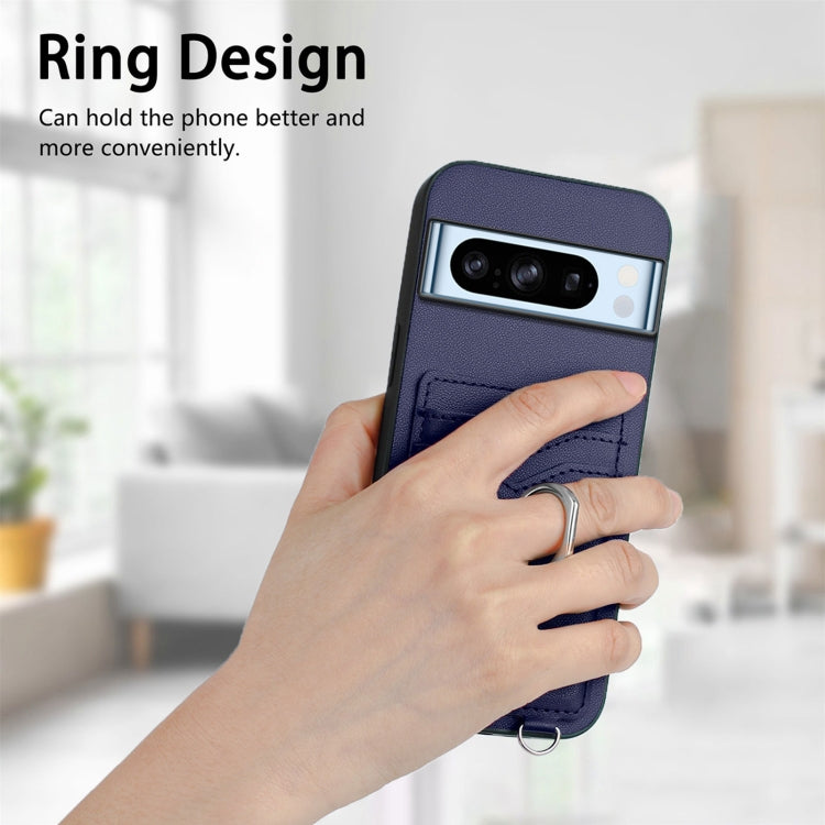 For Google Pixel 8 Pro R20 Ring Card Holder Phone Case
