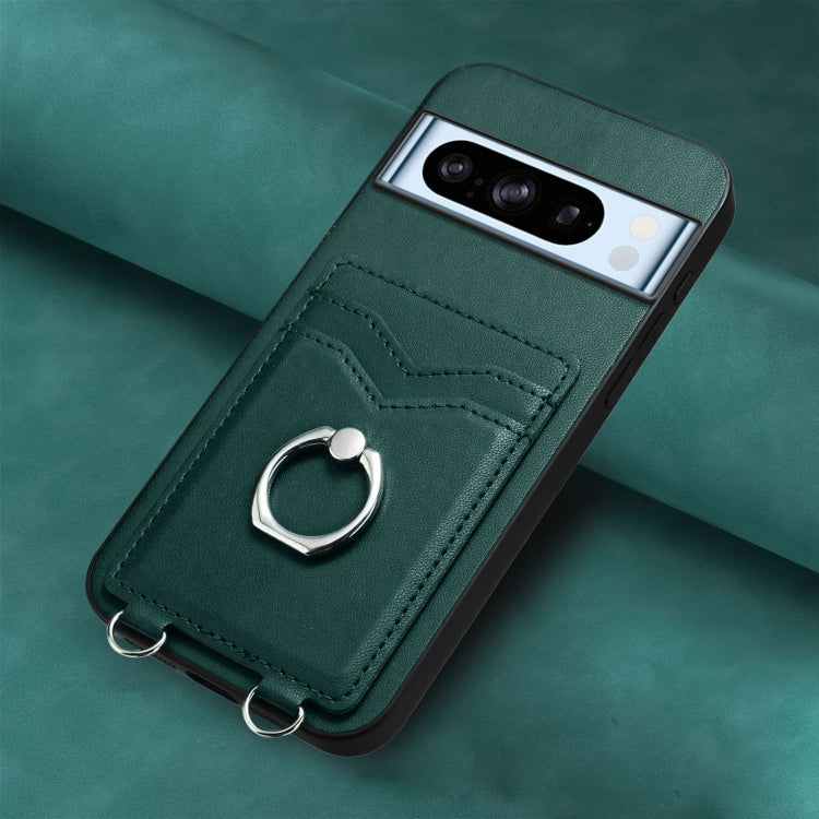 For Google Pixel 8 Pro R20 Ring Card Holder Phone Case