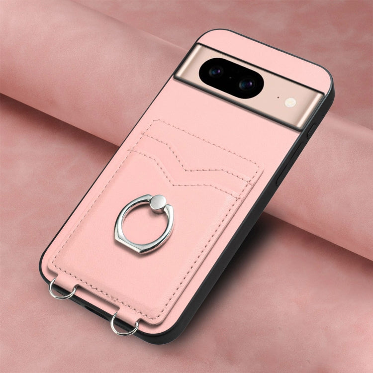 For Google Pixel 8a R20 Ring Card Holder Phone Case