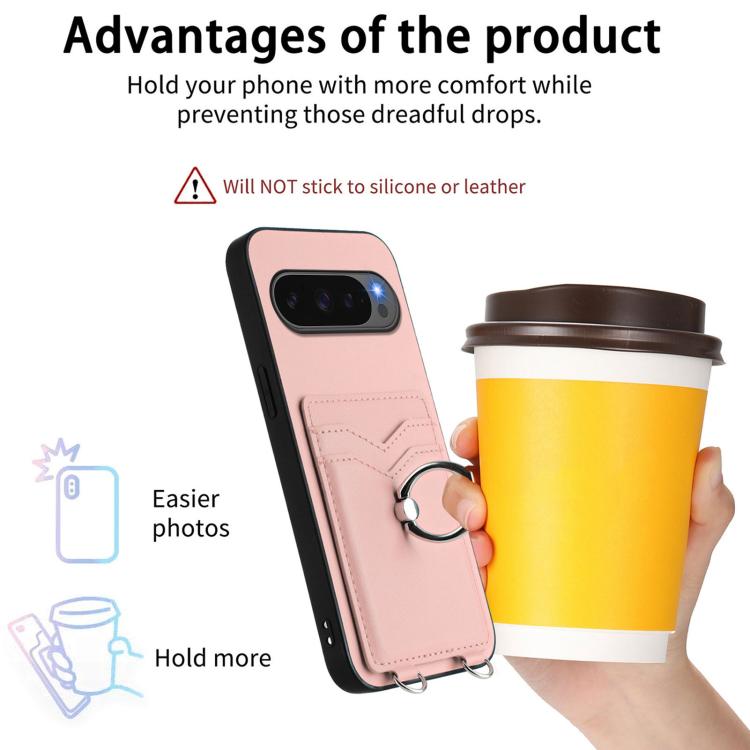 For Google Pixel 10 / 10 Pro R20 Ring Card Holder Phone Case