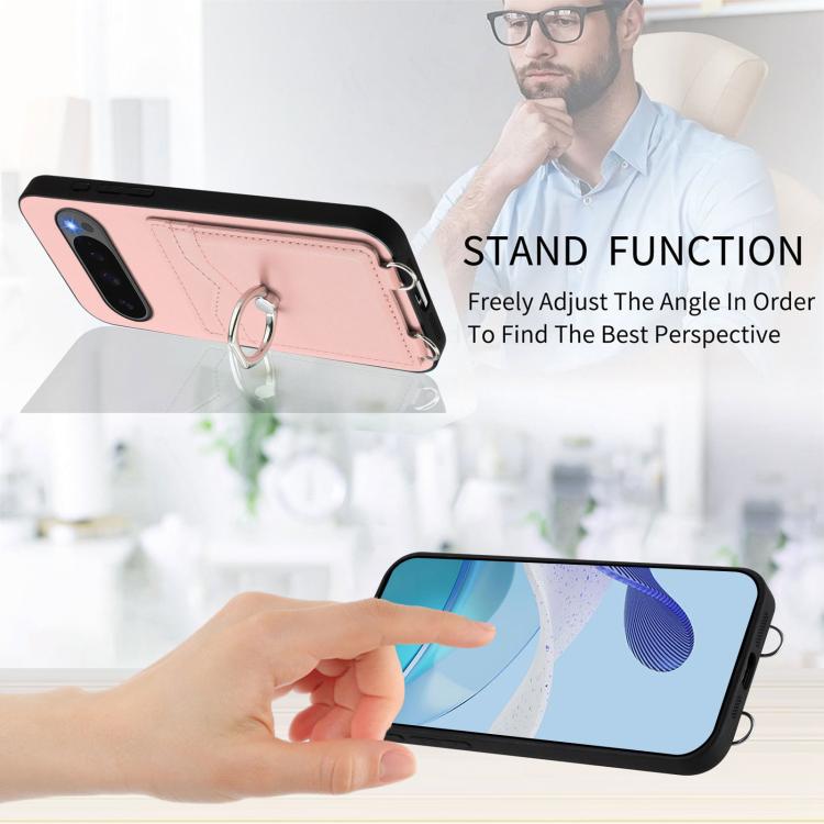 For Google Pixel 10 / 10 Pro R20 Ring Card Holder Phone Case