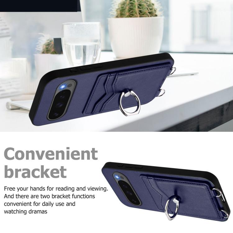 For Google Pixel 10 / 10 Pro R20 Ring Card Holder Phone Case