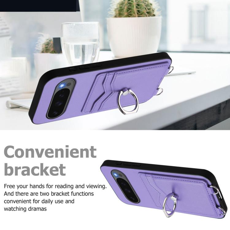 For Google Pixel 10 / 10 Pro R20 Ring Card Holder Phone Case