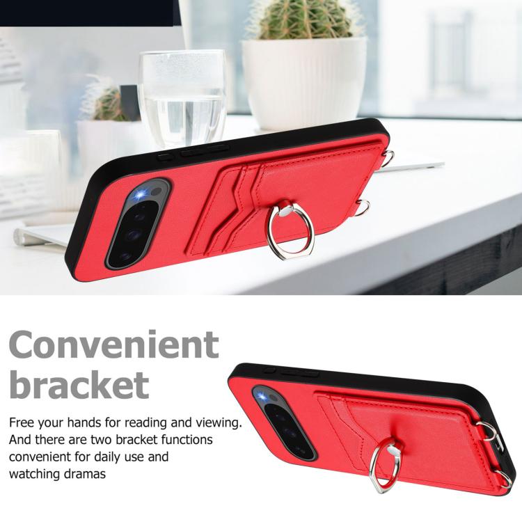 For Google Pixel 10 Pro XL R20 Ring Card Holder Phone Case