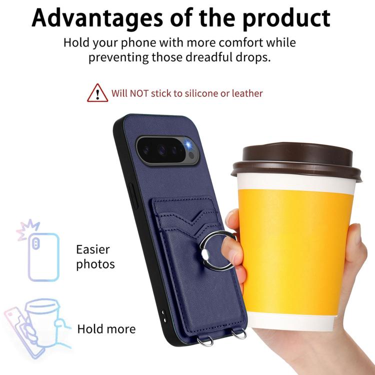 For Google Pixel 10 Pro XL R20 Ring Card Holder Phone Case