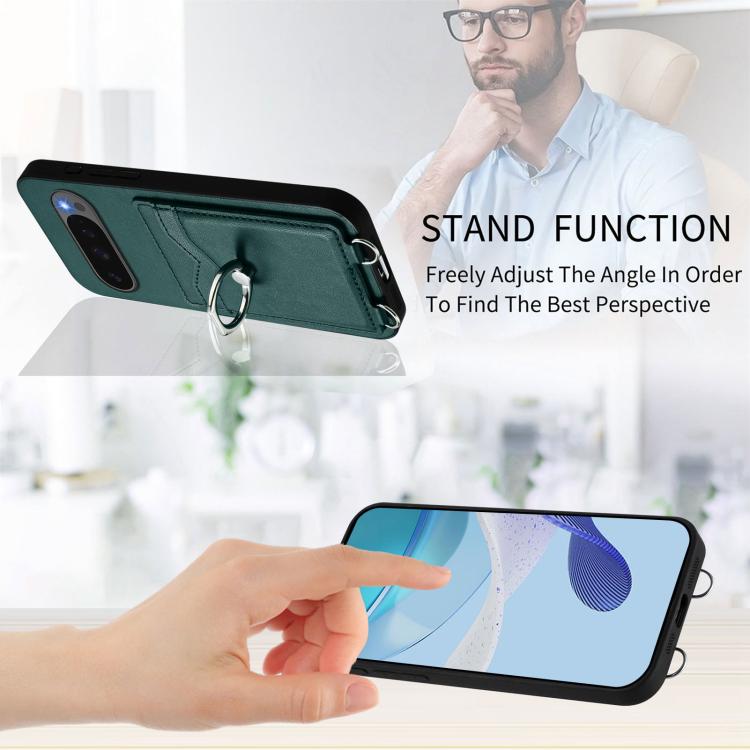 For Google Pixel 10 Pro XL R20 Ring Card Holder Phone Case
