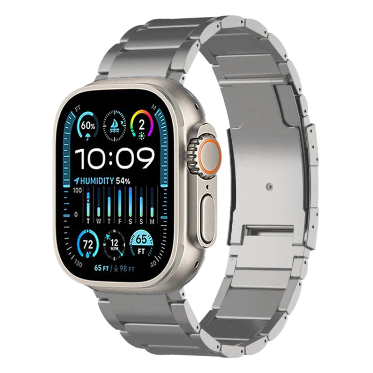 For Apple Watch Ultra 2 49mm Titanium Metal Watch Band