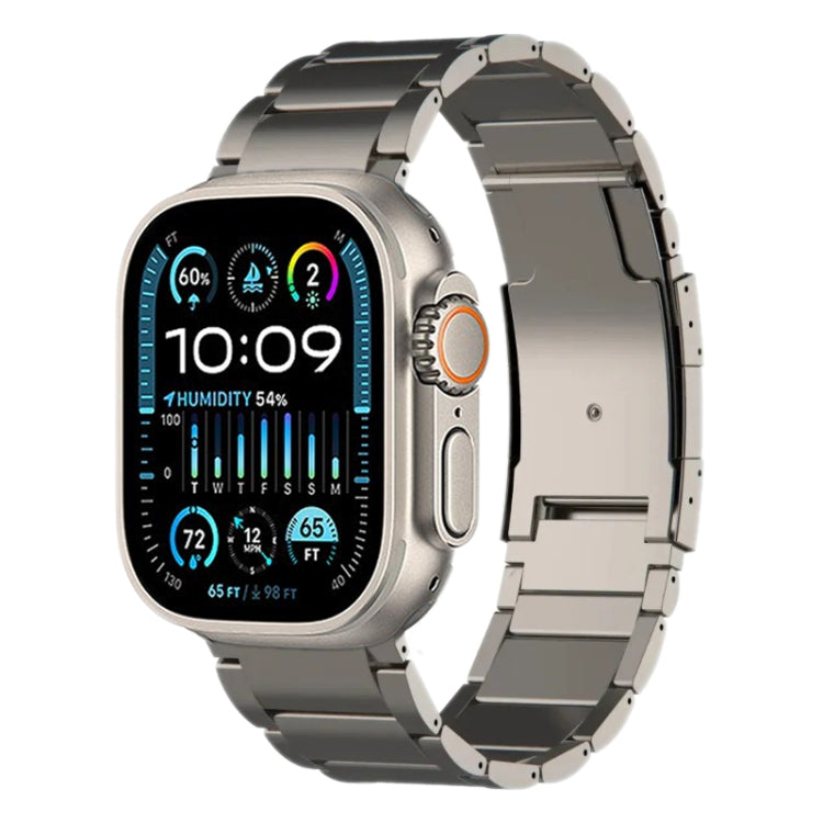 For Apple Watch Ultra 2 49mm Titanium Metal Watch Band