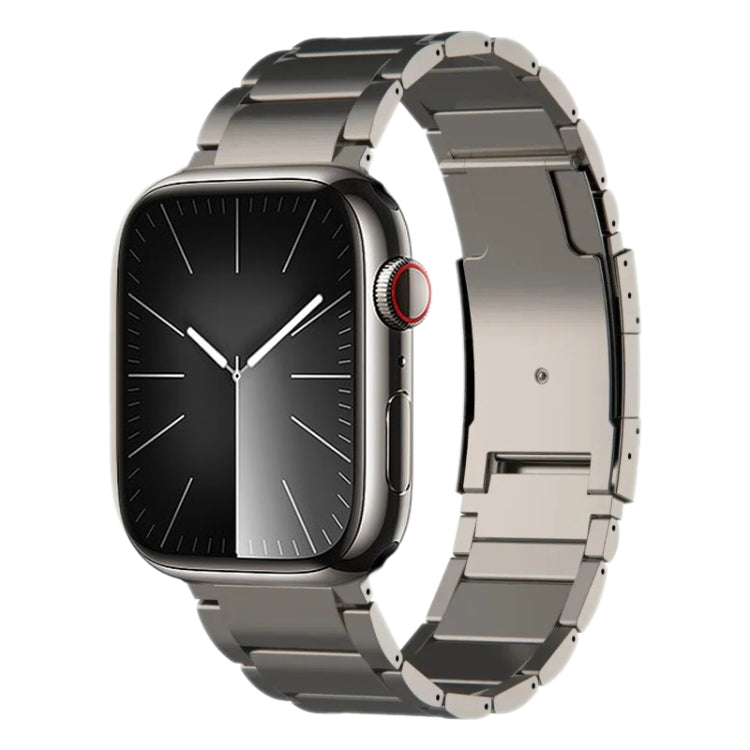 For Apple Watch Series 9 45mm Titanium Metal Watch Band