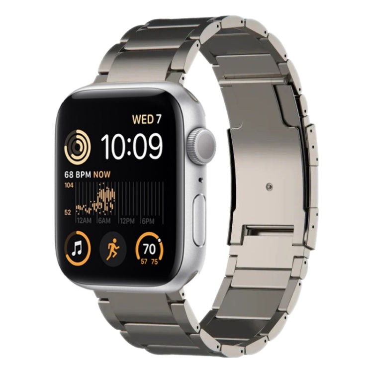 For Apple Watch SE 2022 40mm Titanium Metal Watch Band