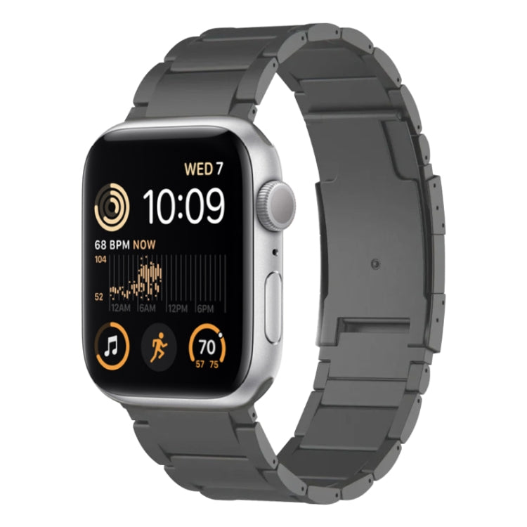 For Apple Watch SE 2022 44mm Titanium Metal Watch Band