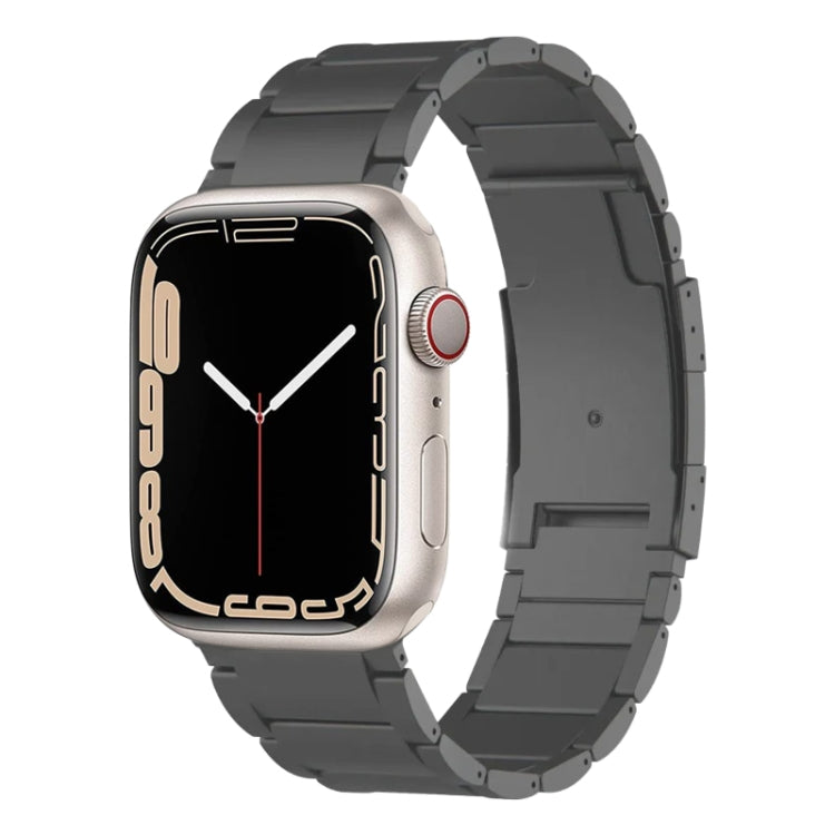 For Apple Watch Series 7 45mm Titanium Metal Watch Band