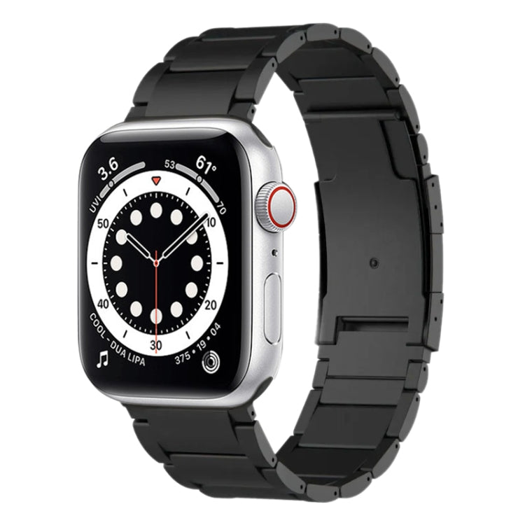 For Apple Watch SE 44mm Titanium Metal Watch Band