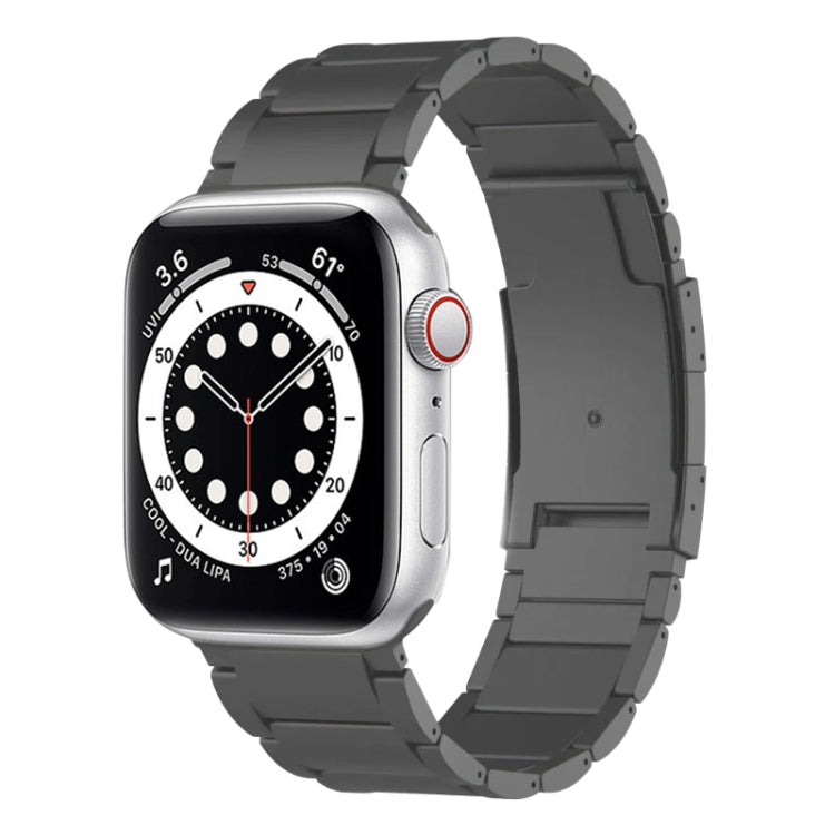 For Apple Watch SE 44mm Titanium Metal Watch Band