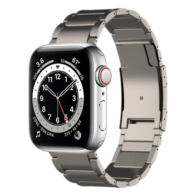 For Apple Watch Series 6 40mm Titanium Metal Watch Band