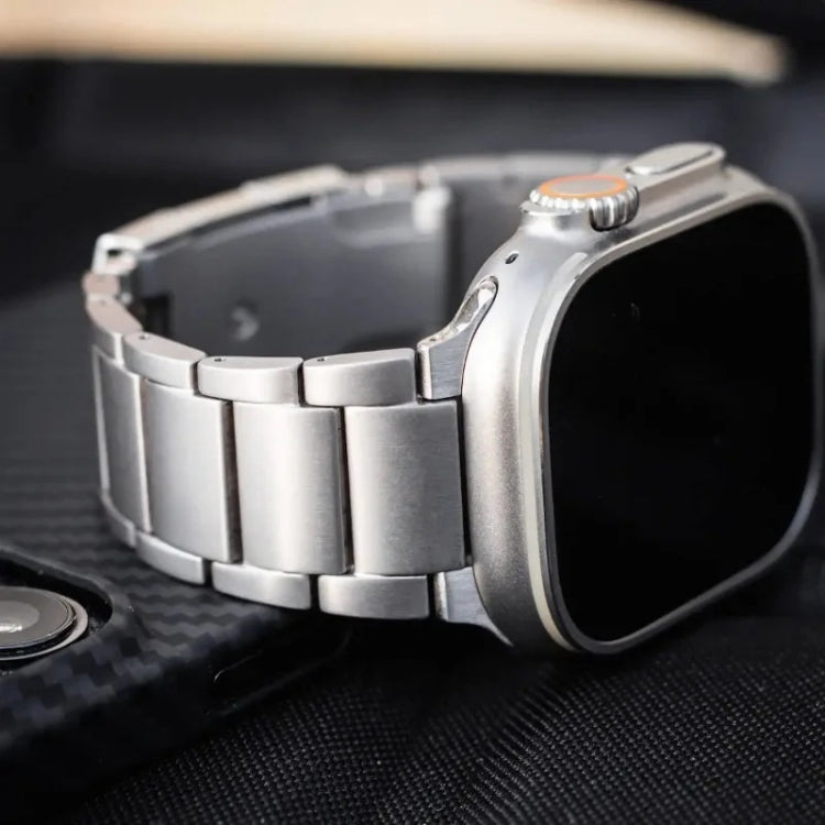 For Apple Watch Series 9 41mm Titanium Metal Watch Band
