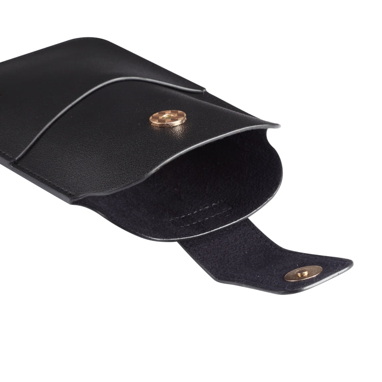 For 5.4-6.1inch Universal Ultra-Thin Wear-resistant Waist Bag Leather Phone Case