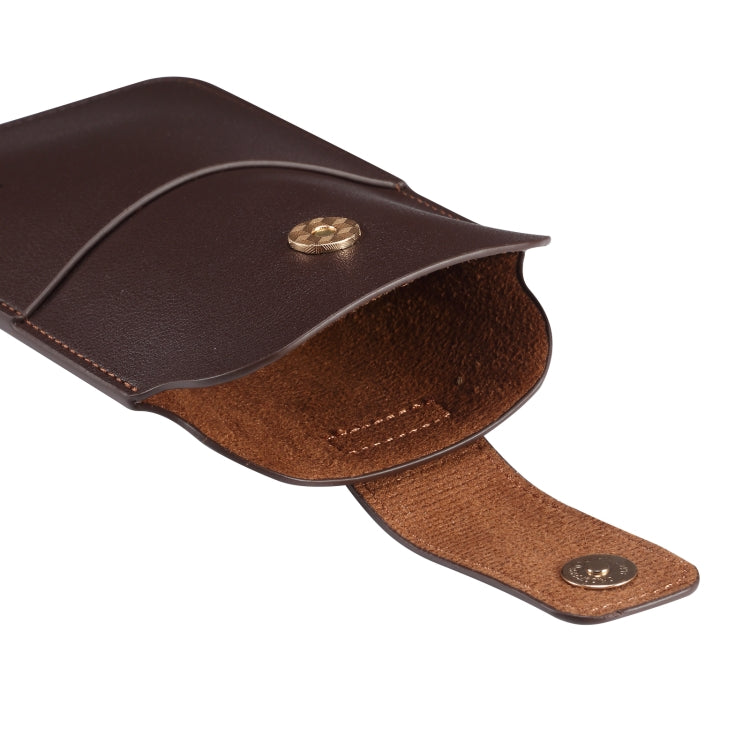 For 5.4-6.1inch Universal Ultra-Thin Wear-resistant Waist Bag Leather Phone Case