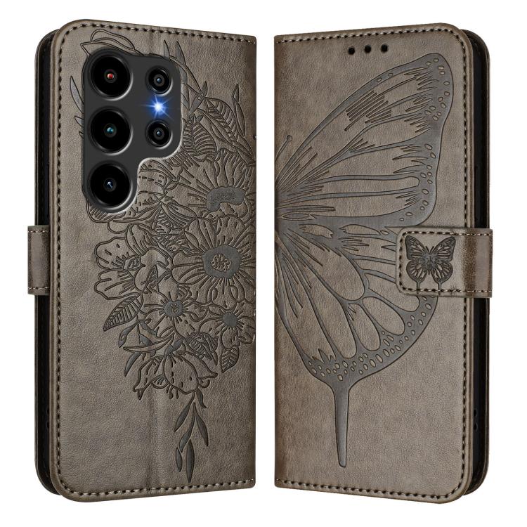 For Blackview Wave 10 Embossed Butterfly Leather Phone Case