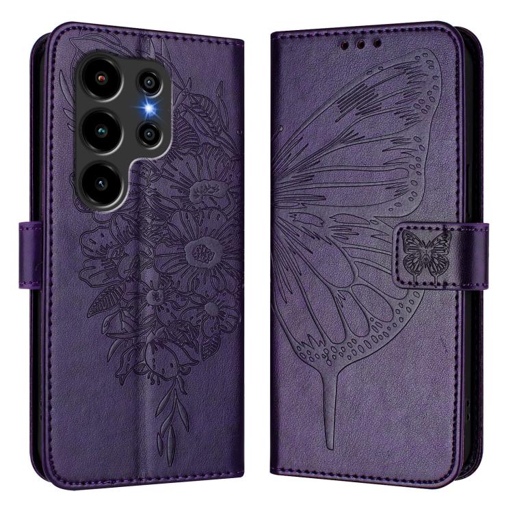 For Blackview Wave 10 Embossed Butterfly Leather Phone Case